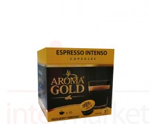 Maltos skrudintos kavos kapsulės Aroma Gold Espresso Intenso 128 g